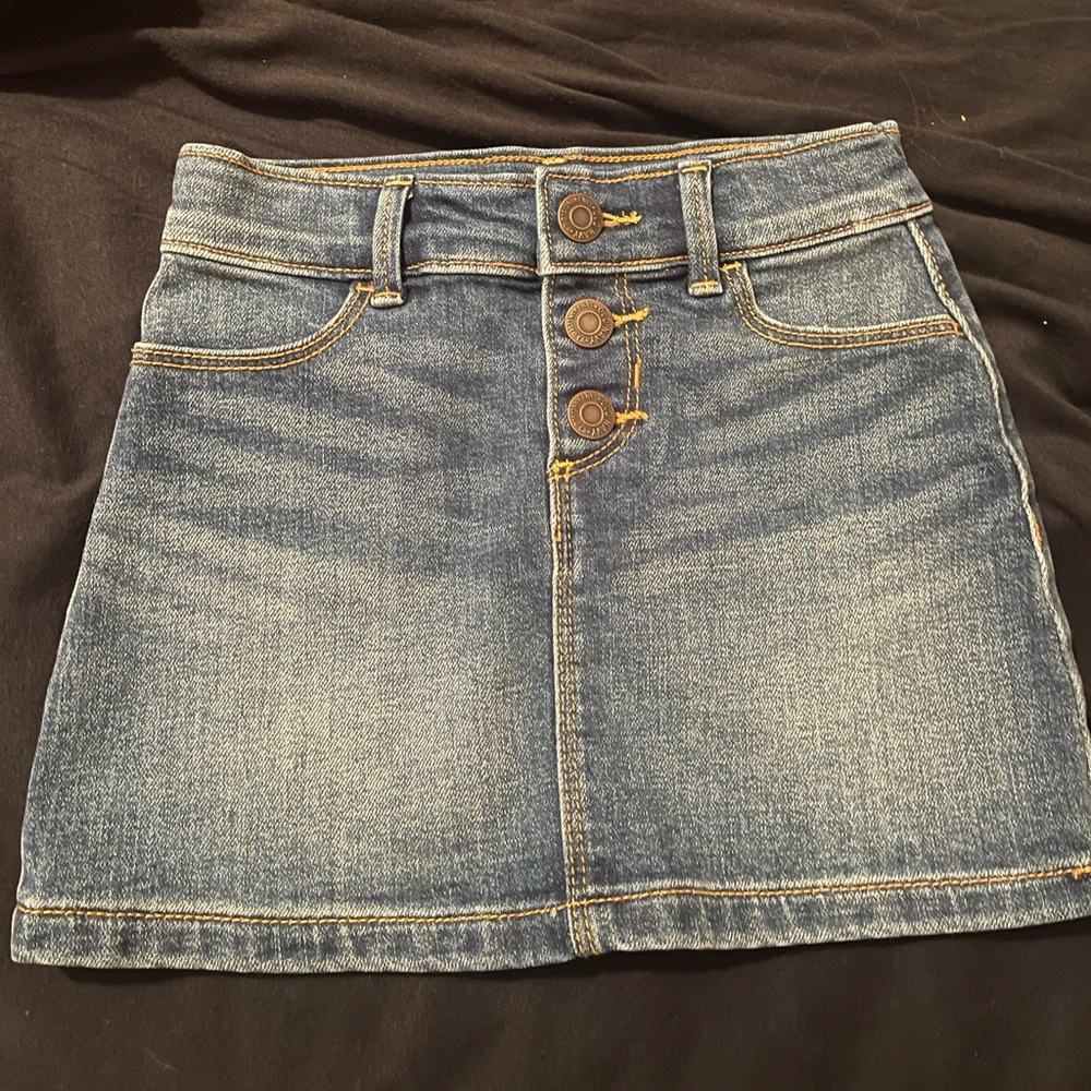 Toddler jean skirt